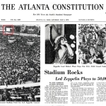 TBL ARCHIVE SPECIAL – LED ZEPPELIN AT ATLANTA AND TAMPA – RECORD BREAKING CROWDS IT WAS 50 YEARS AGO/ LZ NEWS/BEDFORD VIP RECORD FAIR/DL DIARY BLOG UPDATE