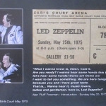 IT WAS 40 YEARS AGO TODAY – LED ZEPPELIN AT EARLS COURT SUNDAY MAY 25 1975 /DL DIARY UPDATE