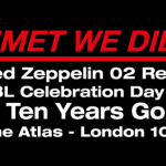 LED ZEPPELIN O2 REUNION TEN YEARS GONE TBL EVENT LATEST/ROBERT PLANT AND SSS IN PERTH/ LZ NEWS/TBL ARCHIVE – GOALDIGGERS AND MM POLL AWARDS 38 YEARS GONE/DL DIARY BLOG UPDATE