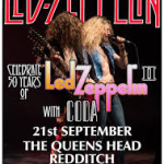 CODA REDDITCH GIG & DRUMMER OF THE YEAR EVENT/ HOSSAM RAMZY & RIC OCASEK RIP/LZ NEWS/REMEMBERING JIMI HENDRIX AND MARC BOLAN/DL DIARY BLOG UPDATE