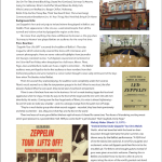 EVENINGS WITH LED ZEPPELIN REVISED & EXPANDED EDITION/ NEW SYDNEY ’72 TAPE SOURCE/LZ NEWS/STAIRWAY TO HEAVEN AT 50 – TBL 50TH ANNIVERSARY SPECIAL – MARCH 5 BELFAST PERFORMANCE – GREATEST LIVE VERSIONS – SIMPLY LED AT BELFAST 20 YEARS GONE/WORLD BOOK DAY/DL DIARY BLOG UPDATE