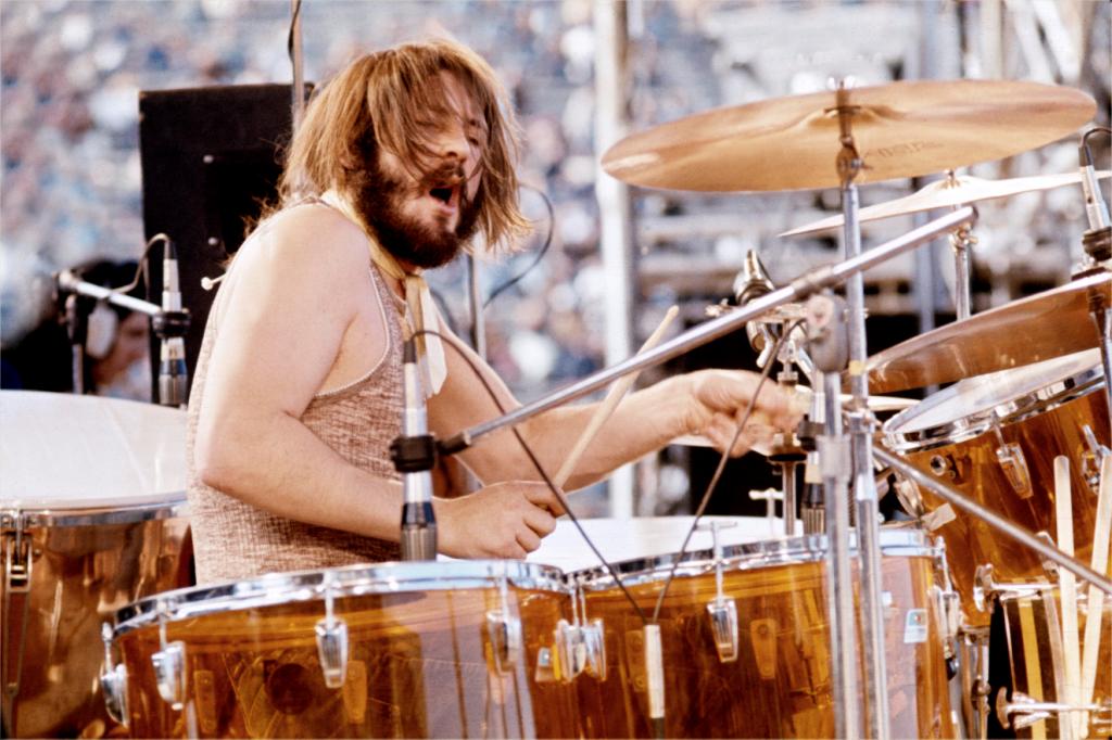 John Bonham on stage 1973