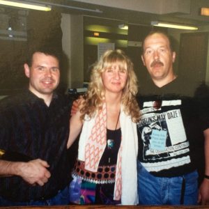 With Deborah and Mick Bonham 1992