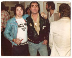 With Keith Moon 1978